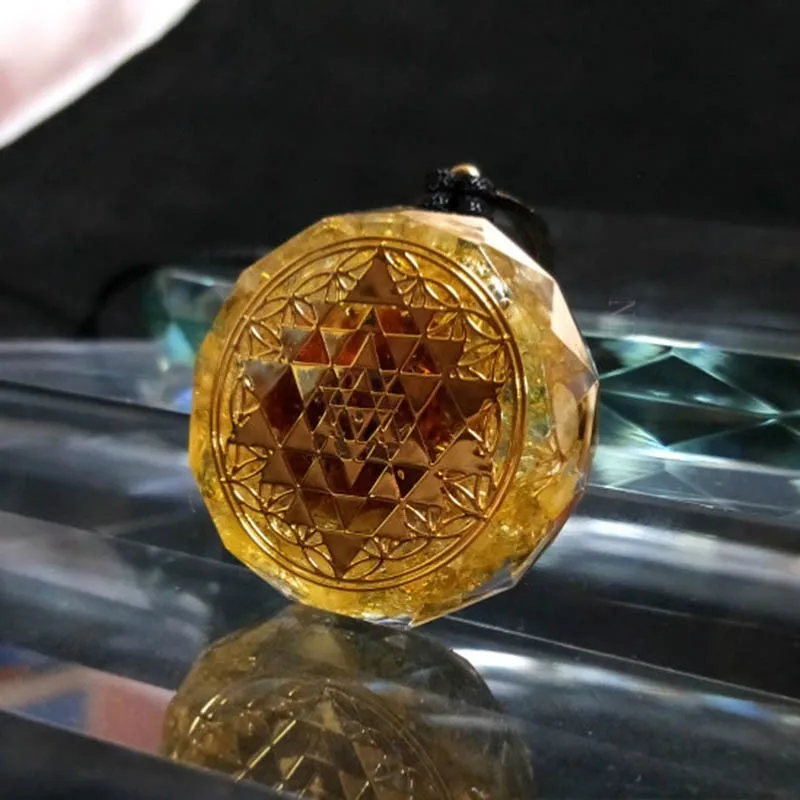 AURAREIKI Orgonite кристалл энергия кулон ожерелье Исцеление помощь любовь счастье для