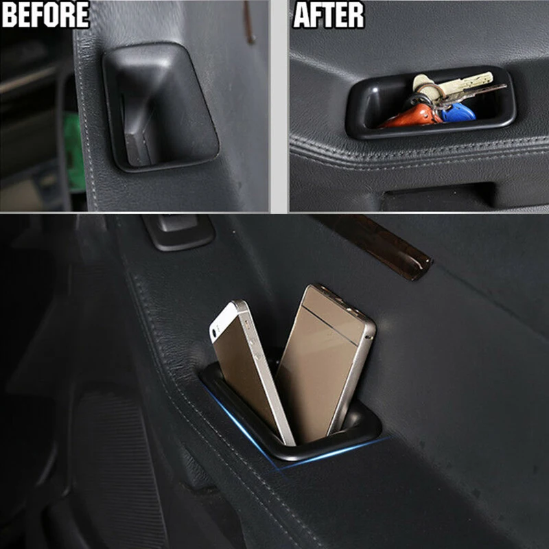 2pcs Front Door Handle Storage Box Bin For Ford Explorer 2011 - 2015 Container Tray Cup Holder Car Organizer 2012 2013 2014 | Автомобили и