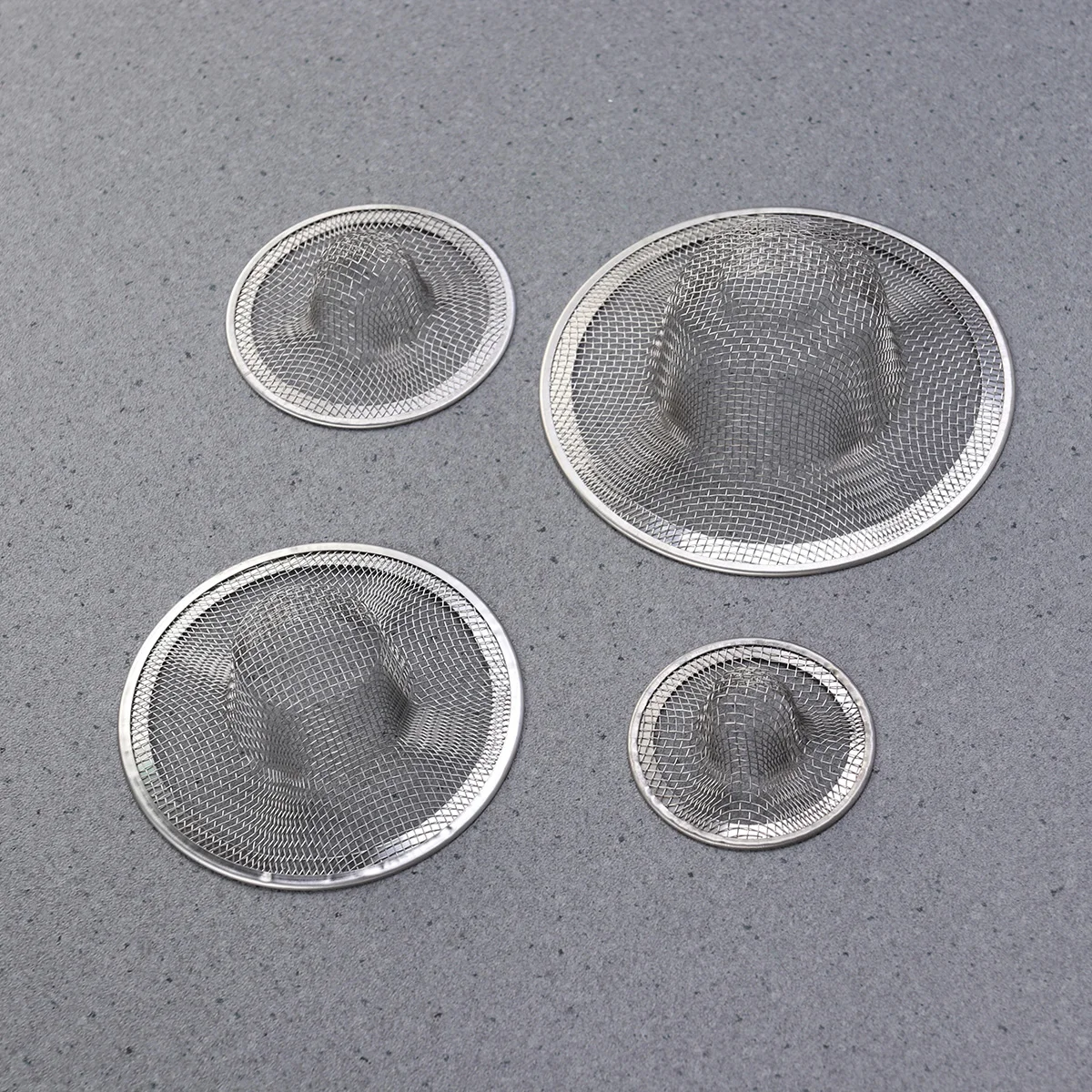 4PCS Filter Net Floor Drain Clean Durable Rustproof Food Residue for Kitchen Bathroom | Дом и сад