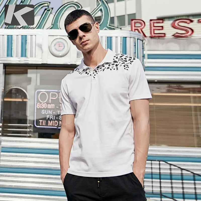 Мужские повседневные облегающие рубашки с коротким рукавом 100% хлопок белый и