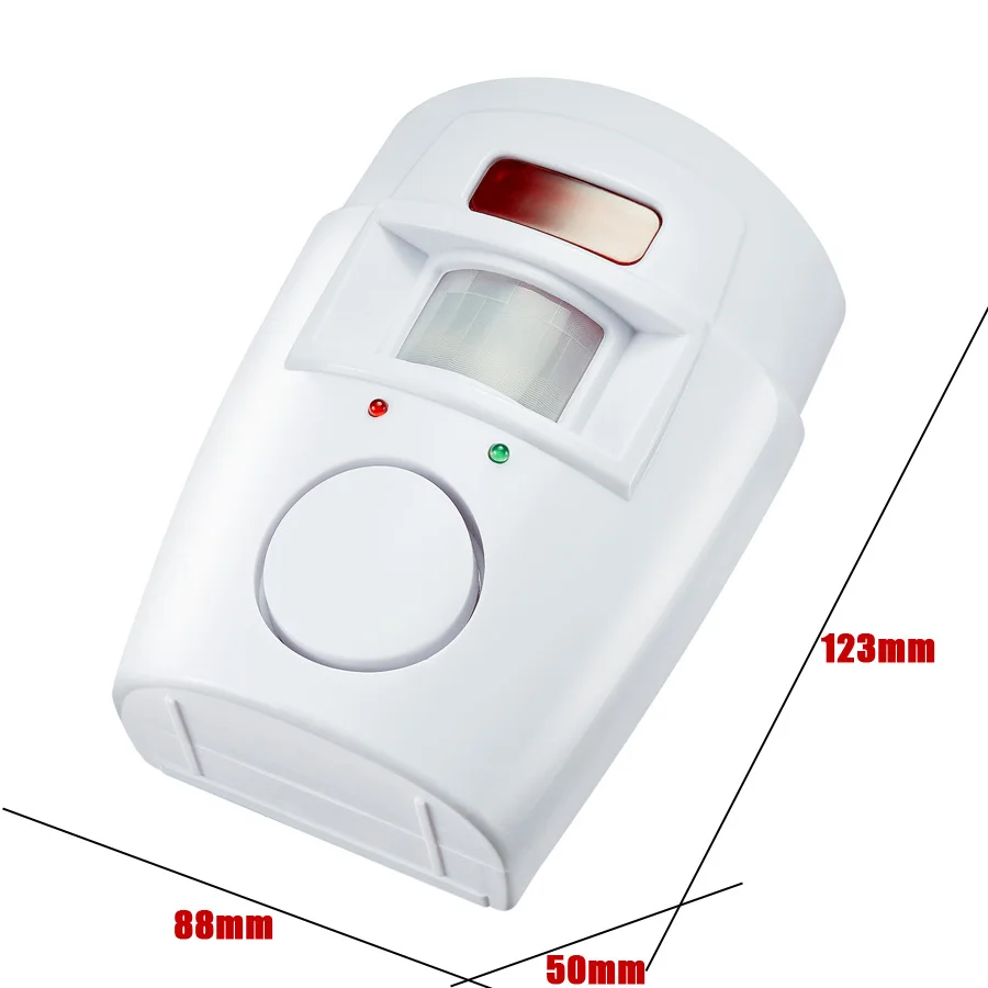 

Home Security Alarm System Wireless Detector +2x Remote Controllers Pir Infrared Motion Sensor Alarm Wireless Alarm Monitor