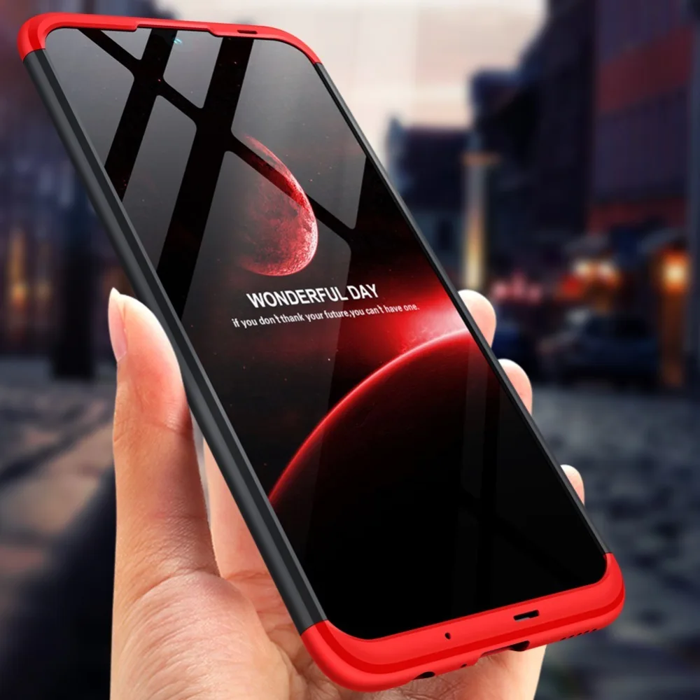 Чехол для huawei Y7 Pro 2019 360 градусов Полная защита жесткий пластиковый чехол s DUB-LX1
