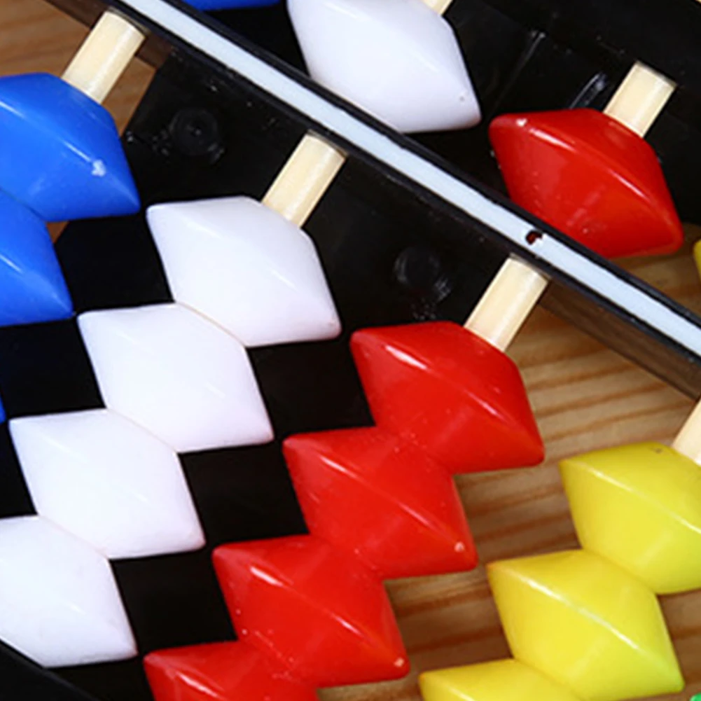5 шт. пластиковые Abacus 13 стержней традиционный расчетный инструмент