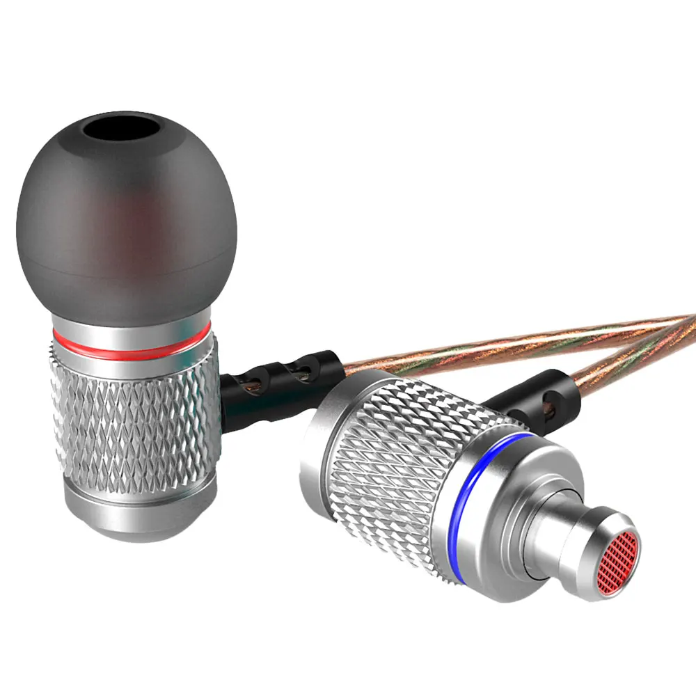 Наушники вкладыши KZ EDR2 Mega Bass Hi Fi с позолоченным разъемом 3 5 мм и шнуром длиной 1 2