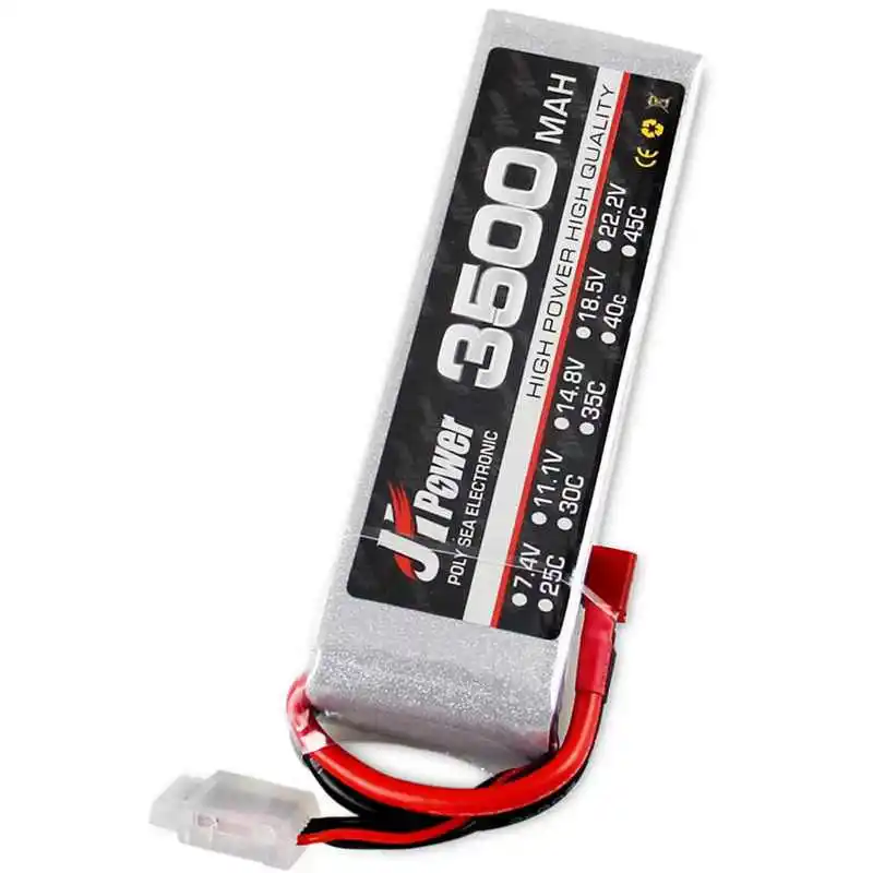 Обновленная JH RC Автомобильная батарея 3500mah 3S 25C 11 1 v lipo T/TX60 вилка для 1/10