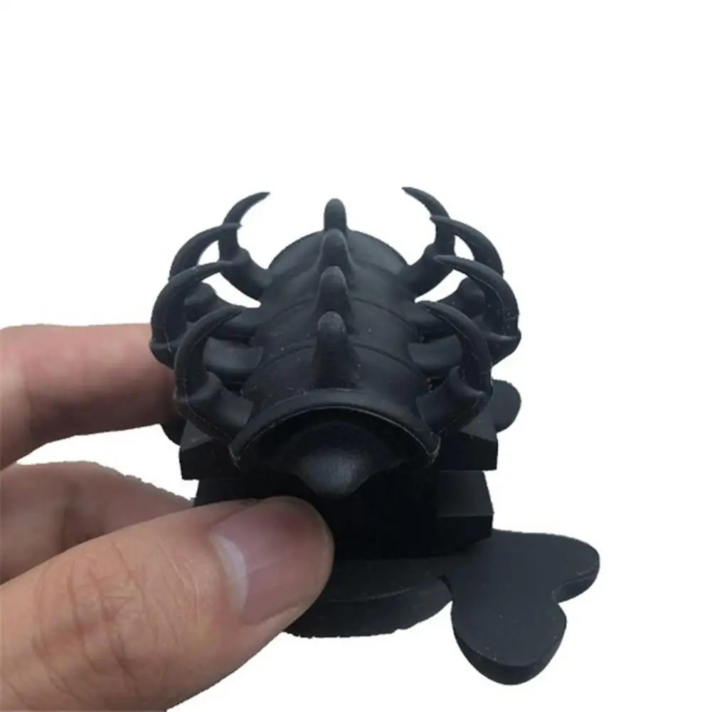 

Mounchain 1 pc Hunting Rubber Shock Absorber Compound Bow Arrow Fittings Rubber Shock Absorber with Skull Pattern black 2.4-3CM