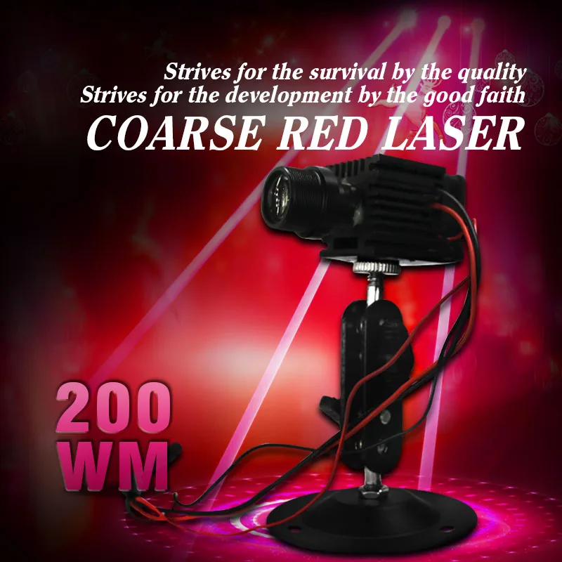 

3V 532nm Point red Laser Module Long Bright Laser Tube Level Fine Beam Wine Frame 200mW