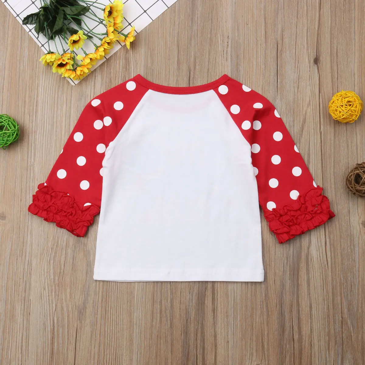 Cute 0-6T Newborn Infant Baby Girl Long Sleeves T-shirt Tops Casual Clothes Autumn Children Clothing | Детская одежда и обувь