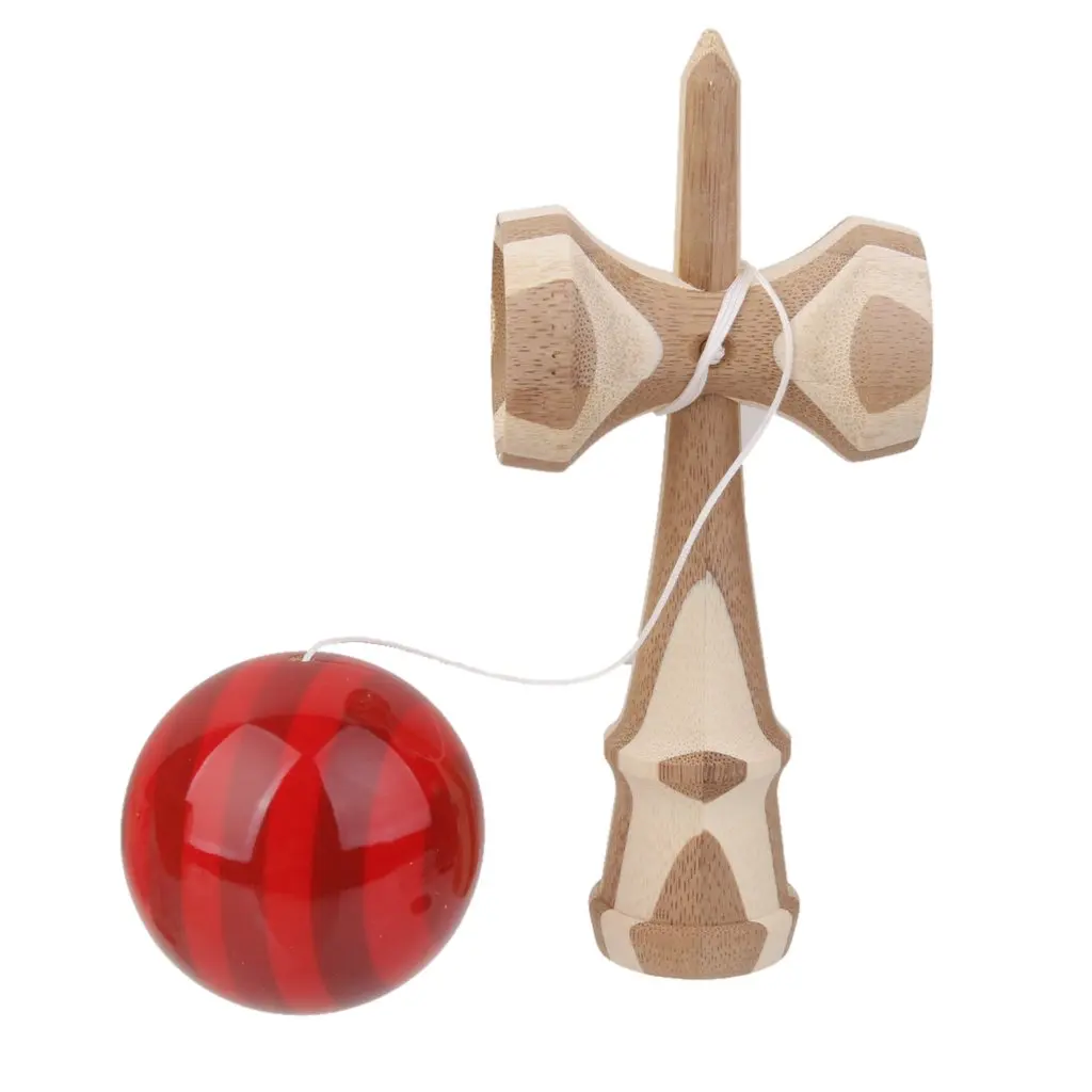 2 шт. бамбук Kendama японская традиционная игра баланс развития Развивающие игрушки