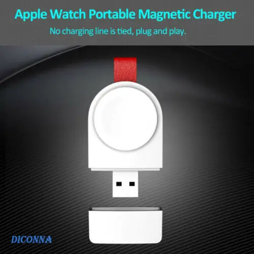 AU портативное беспроводное магнитное USB быстрое зарядное устройство для Apple Watch
