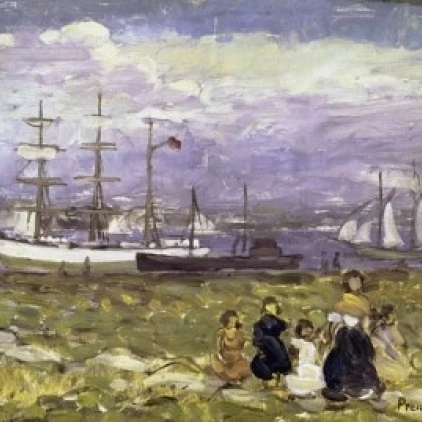 Название Unknown Maurice Brazil Prendergast (1859-1924/American) постер печать (18x24) | Дом и сад
