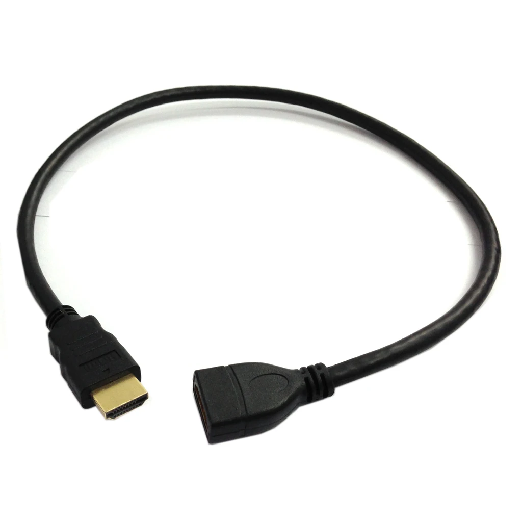 

Chenyang 1080p HDTV 50cm HDMI-compatible A Type 19pin Male to HDMI-compatible A Type Female Extension Cable