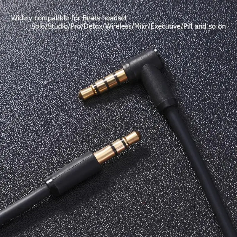 

Audio Cable Jack 3.5mm Jack Speaker Cable Replacement Jack Audio Cable 3.5 mm to 3.5mm Aux Cab for Beats Solo HD Studio Pro Mixr