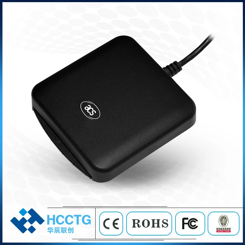 Считыватель смарт карт Contact ISO7816 портативный USB 2 0 чип с интегральной схемой