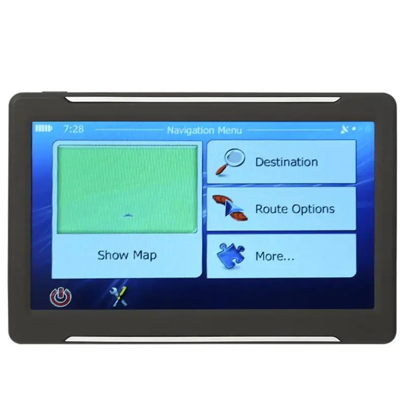 T600 Портативный 7 дюймовый сенсорный экран автомобильный GPS Navi 256MB + 8GB gps навигатор