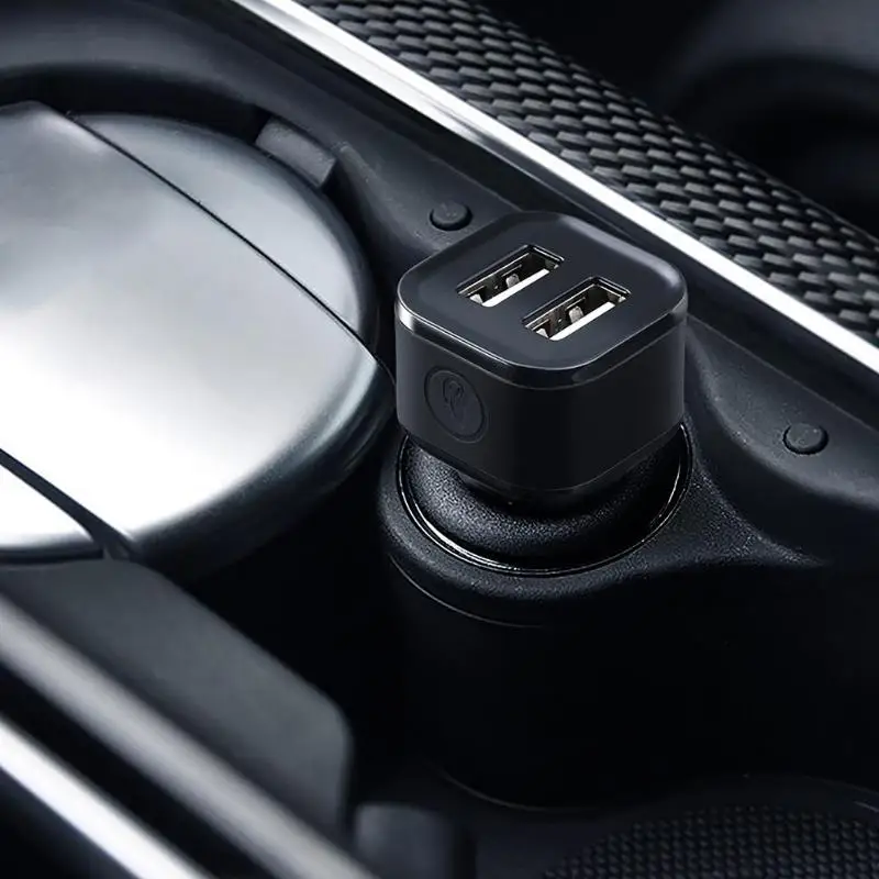 Многофункциональное 2 в 1 двойное USB зарядное устройство + прикуриватель
