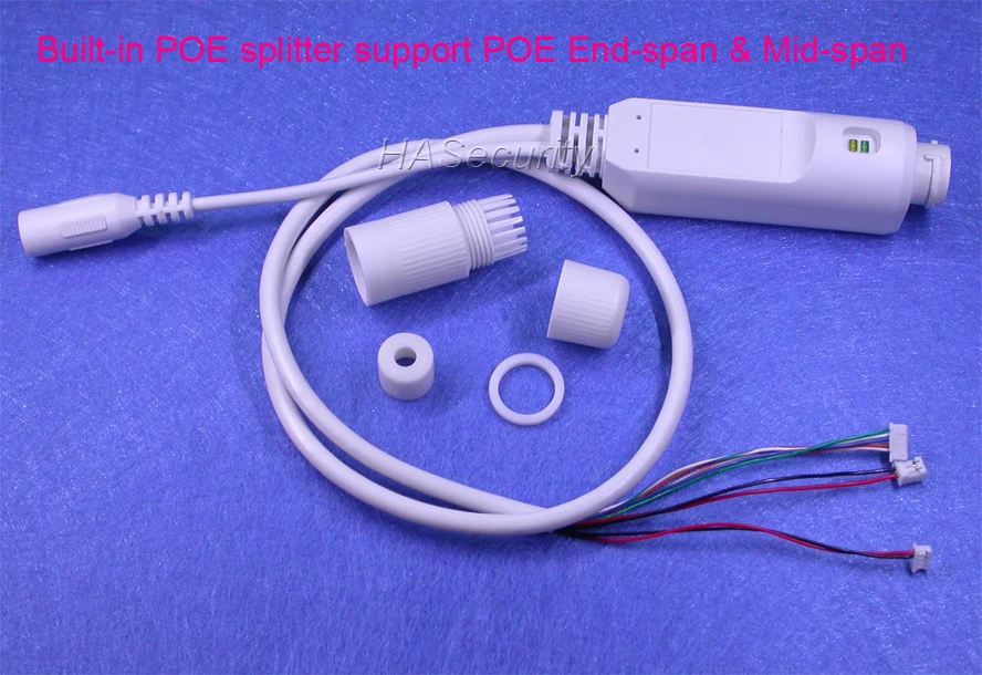 Встроенный сплиттер/регулятор POE LAN cable IEEE802.3af стандартный выход DC12V 500 мА для CCTV IP