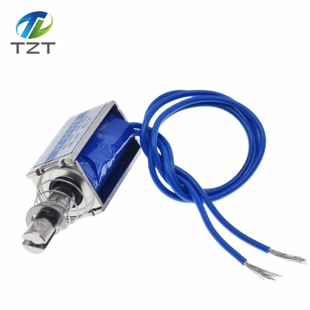 TZT JF 0530B DC 6V 12V 24V нажимной и вытяжной тип с открытой рамкой Электромагнитная сила