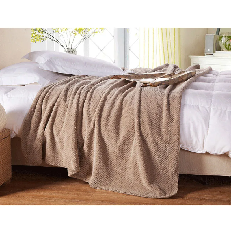 

Флисовое Сетчатое одеяло DIMI для путешествий, портативный чехол для автомобиля, мягкое Фланелевое покрывало для дивана в самолете, детское офисное одеяло, полотенце