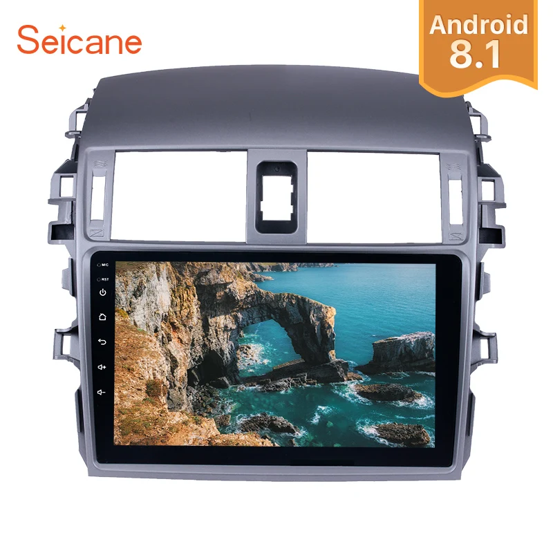 Автомагнитола Seicane мультимедийный плеер 2DIN Android 8 1 9 &quot Wi Fi 4 ядра + 16 ГБ для Toyota 2007