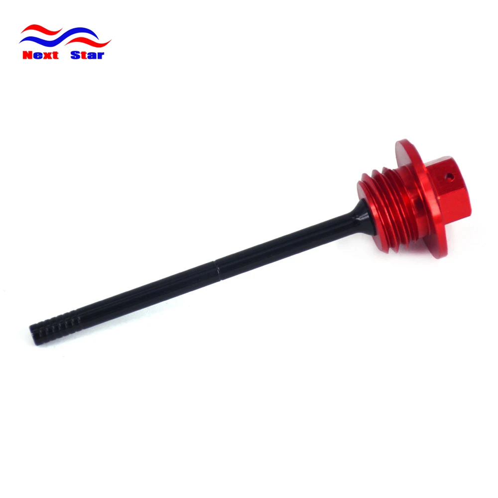 Красный алюминиевый маслодатчик для мотоцикла заглушки HONDA CRF250R 2004 2009 CRF250X 2017 CRF450X