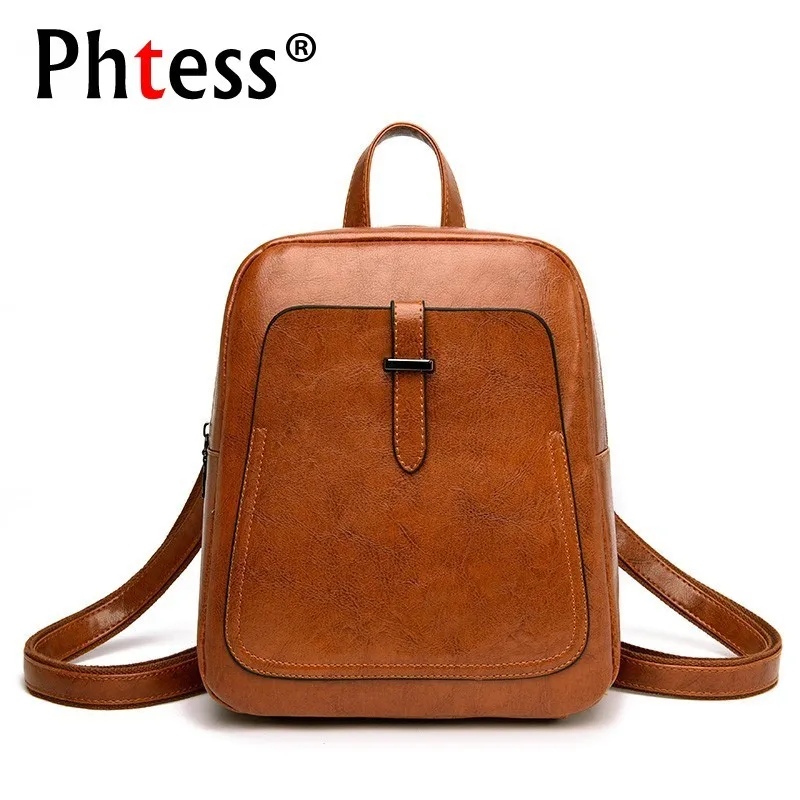 Женские кожаные рюкзаки 2019 школьные сумки для девочек Sac A Dos Femme