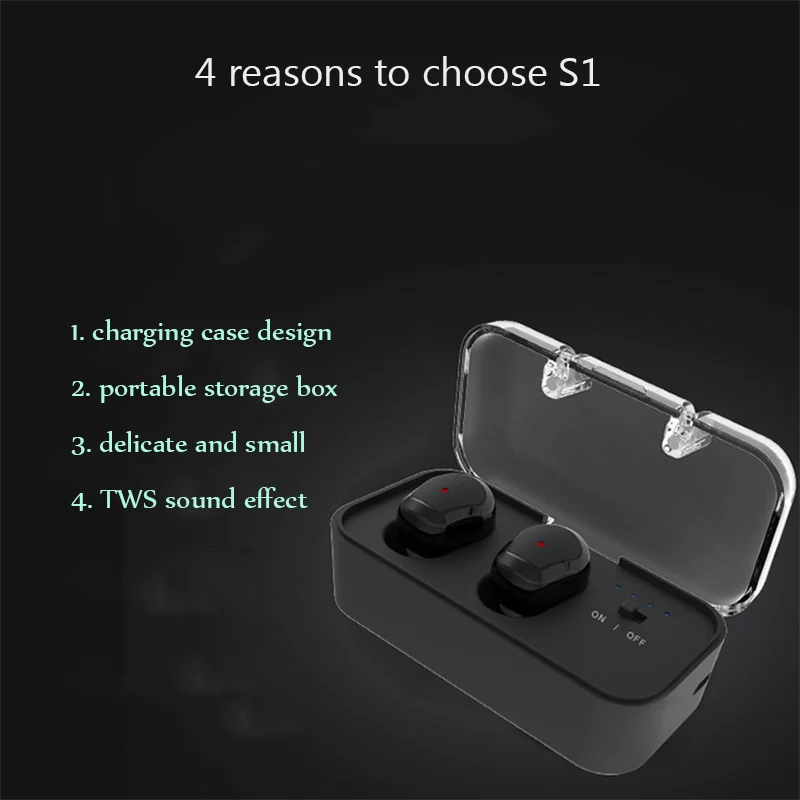 CLAITE Mini bluetooth 5 0 наушники с микрофоном вкладыши Наушники настоящие беспроводные