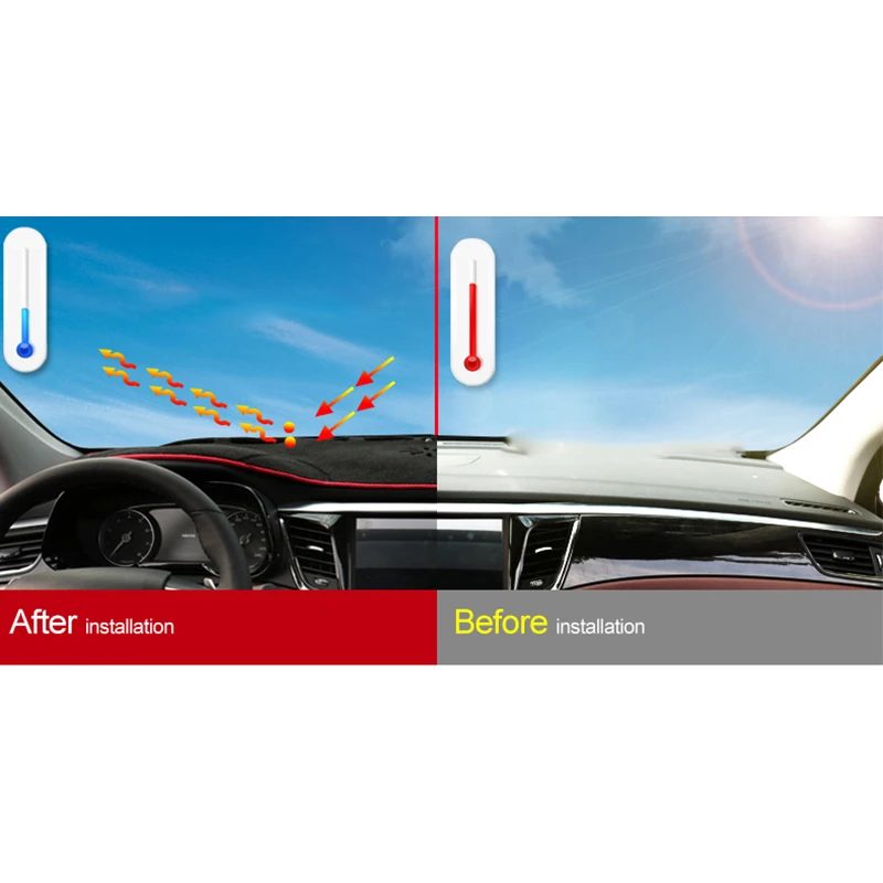 Для Nissan Kicks P15 2016 2018 2019 2020 коврик для приборной панели автомобиля защиты от