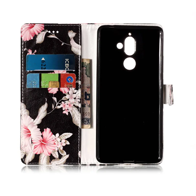 Высококачественный кожаный флип-чехол с подставкой для Nokia 6 1 2018 чехлы мобильных