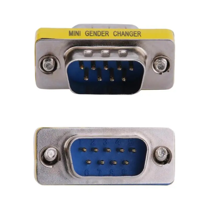 2 шт. DB9 9 Pin VGA 15Pin мини Femal штекер пол Changer конвертер адаптер разъем|Компьютерные