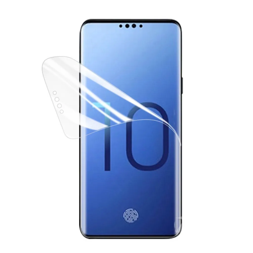 5D мягкая Гидрогелевая пленка для Samsung S10 Plus + S10E M20 M30 M10 A50 A30 A10 A7 J8 защита переднего
