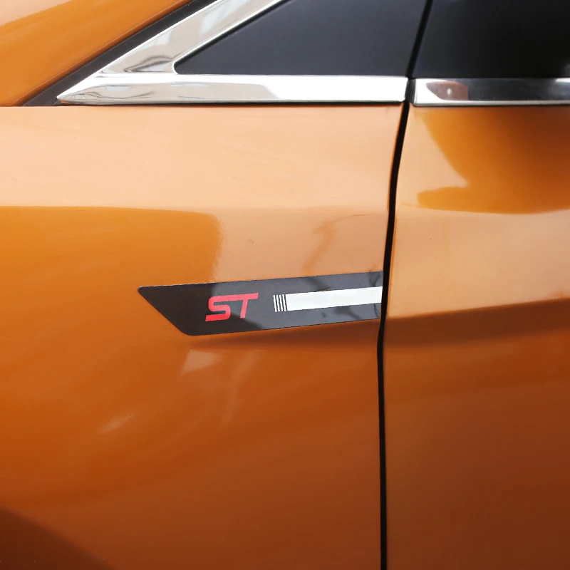 Маленькая сменная наклейка на боковое крыло автомобиля ST для Ford Focus 2 3 4 MK2 MK3 Fiesta