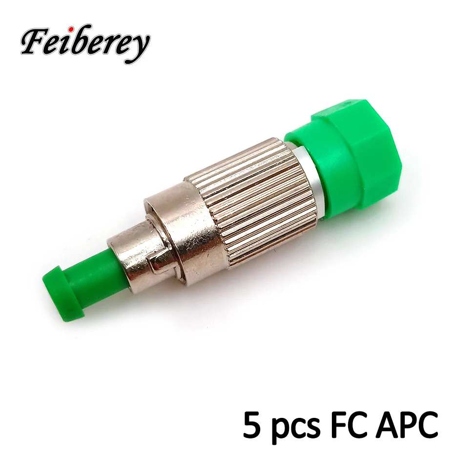 5 шт. оптоволоконный аттенюатор FC APC 2dB 3dB 5dB 7dB 10dB 15dB SM FTTH CATV Бесплатная