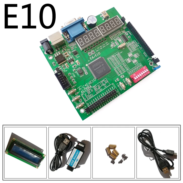 Плата разработки altera fpga EP4CE10E22C8N + USB BLASTER LCD1602 плата fpga|board board|board fpgaboard development |