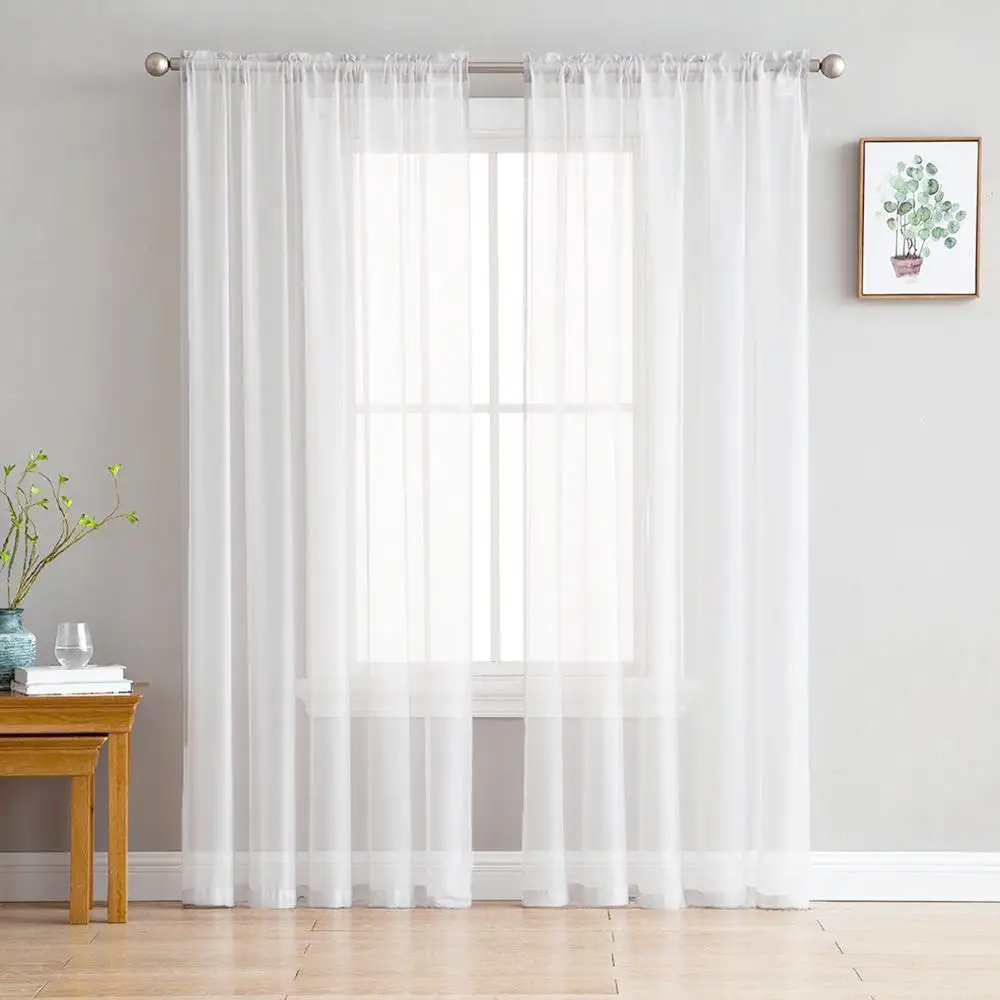 Новинка 2019 занавески из стеклянной пряжи сплошной цвет для банкета свадебной