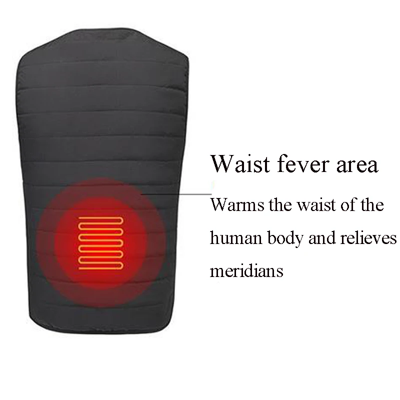 Winter Safety Clothing Heated Smart USB Work Heating Sleeveless Jacket Coats Adjustable Temperature Control DSY016 | Безопасность и