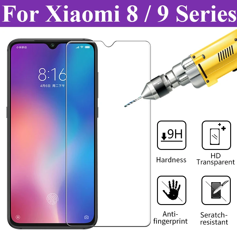 Protective Glass On The For Xiaomi Mi 8 9 Se Explore Screen Protector for xiaomi A2 A1 redmi note 5 4X 6 Lite Pro Tempered | Мобильные