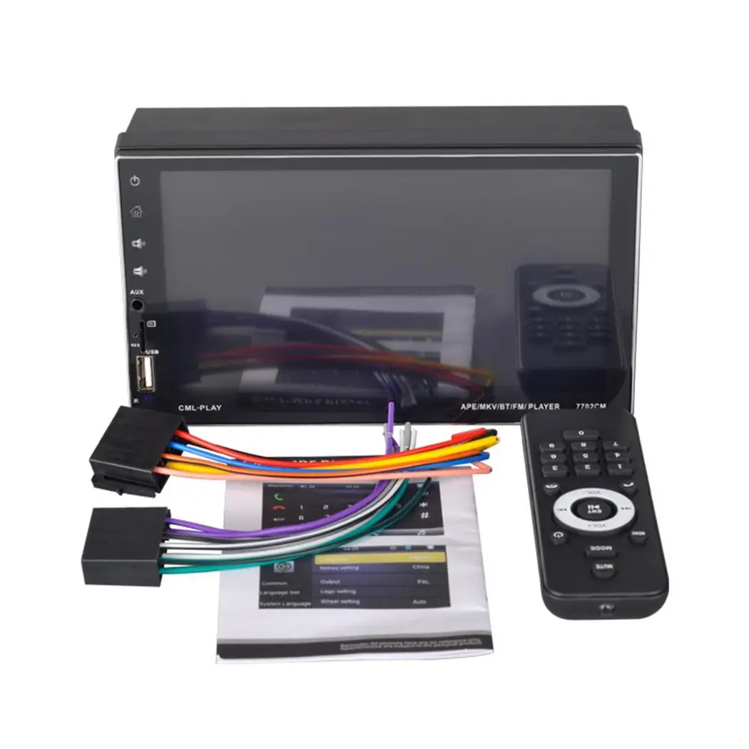 Автомобильный mp5 плеер 2 din автомобильное радио 7 &quotHD сенсорный экран DVD Bluetooth Авто