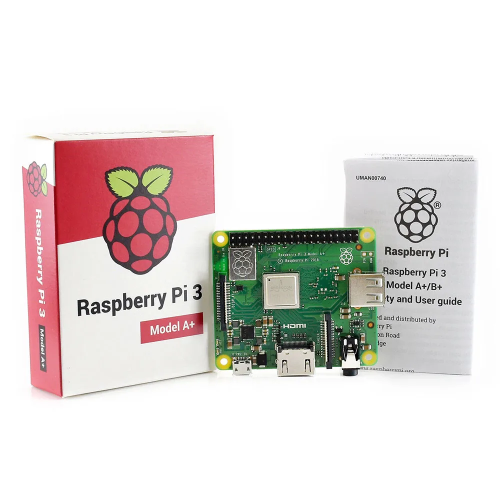 Raspberry Pi 3 A Plus с 512 Мб LPDDR2 SDRAM 1 4 ГГц cpu Bluetooth 2 USB 0|Материнские платы| |