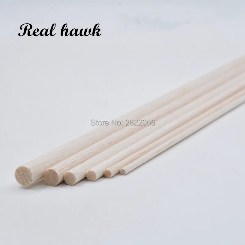 Длинные дюбели D4/D5/D6/D8/D10/D12mm AAA + Balsa для модели самолета/лодки сделай сам 330
