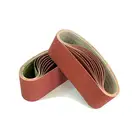 Шлифовальные ленты для ленточного шлифовального станка, ленты 75*533 мм, ремешок 533*75 мм, экран 3 дюйма, 21 дюйма, с зернистостью 40-600, мягкая ткань, 5 шт.