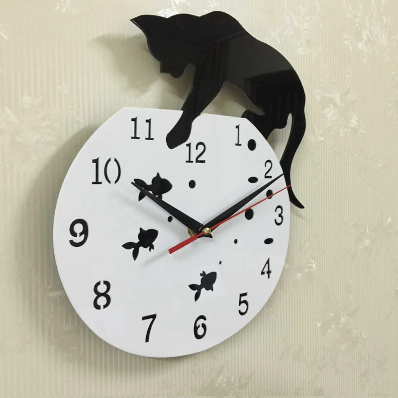 Акриловые зеркальные настенные часы современный дизайн Reloj De Pared для гостиной