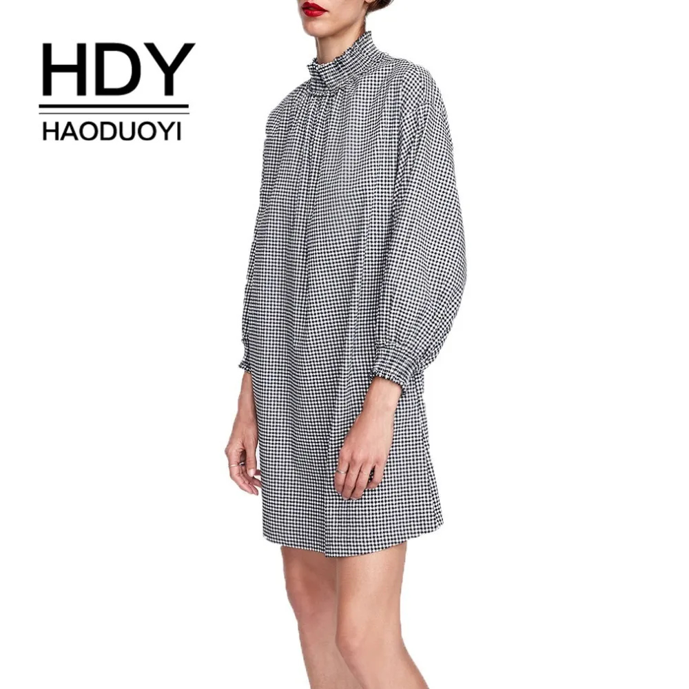 HDY Haoduoyi/Новинка Лидер продаж летнее комфортное простое плиссированное платье с