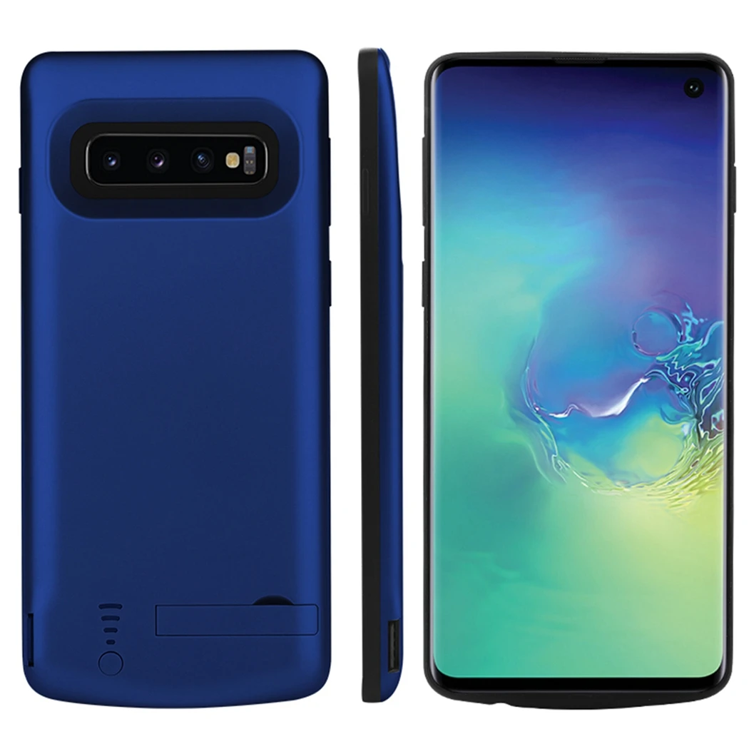 Для Samsung Galaxy S10 Plus чехол для зарядного устройства 5000 мАч Тонкий Чехол Подставка