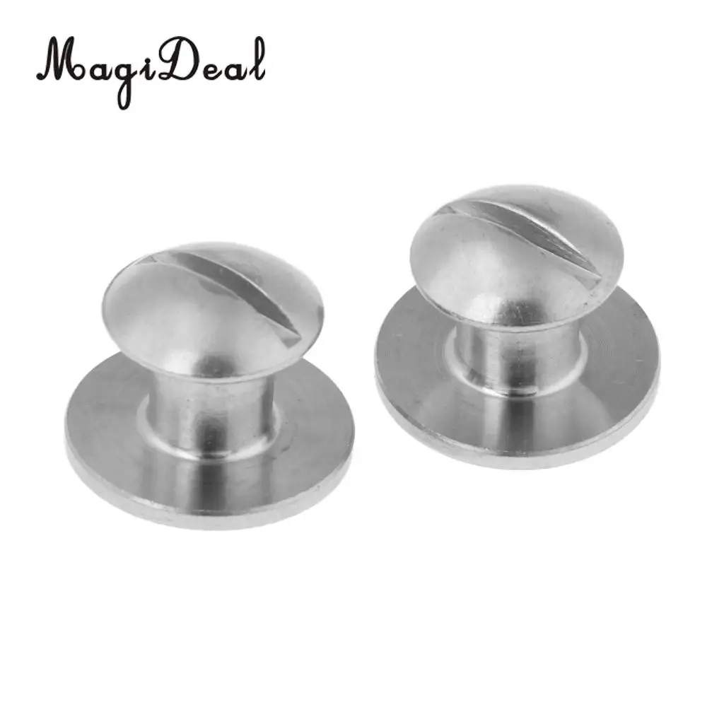 Set 2 Durable Stainless Steel Book Screws for Tech Scuba Diving Diver Backplate Pad BCD Gear Equipment | Спорт и развлечения