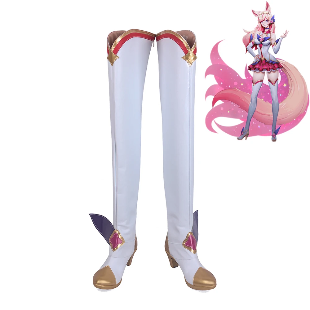 

LOL League of Legends Star Guardian Ahri Skin Cosplay Shoes Women Boots