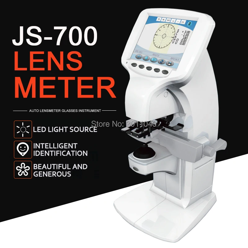 Цифровой линзометр линзметр фоциметр JS 700 Autolensmeter цветной экран персональный