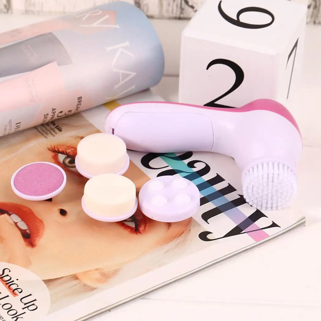 Новый женский уход за лицом Multi function 5 в 1 beauty care как показано на рисунке массажный