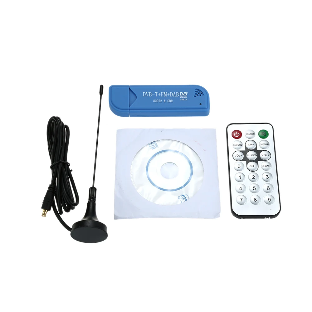 У нас есть Мини ТВ палка цифровая USB2.0 DVB-T DAB FM RTL2832U R820T2 Поддержка SDR тюнер приемник