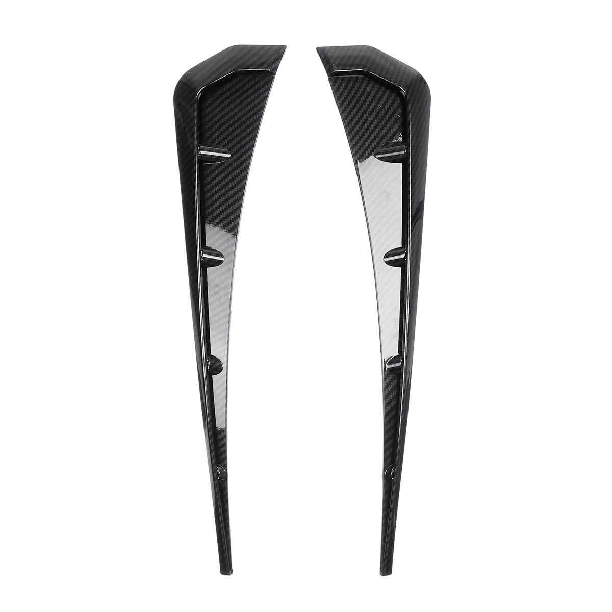 Пара ABS углеродного волокна цвет сторона для Fender Vent крыло воздуха крышка Накладка